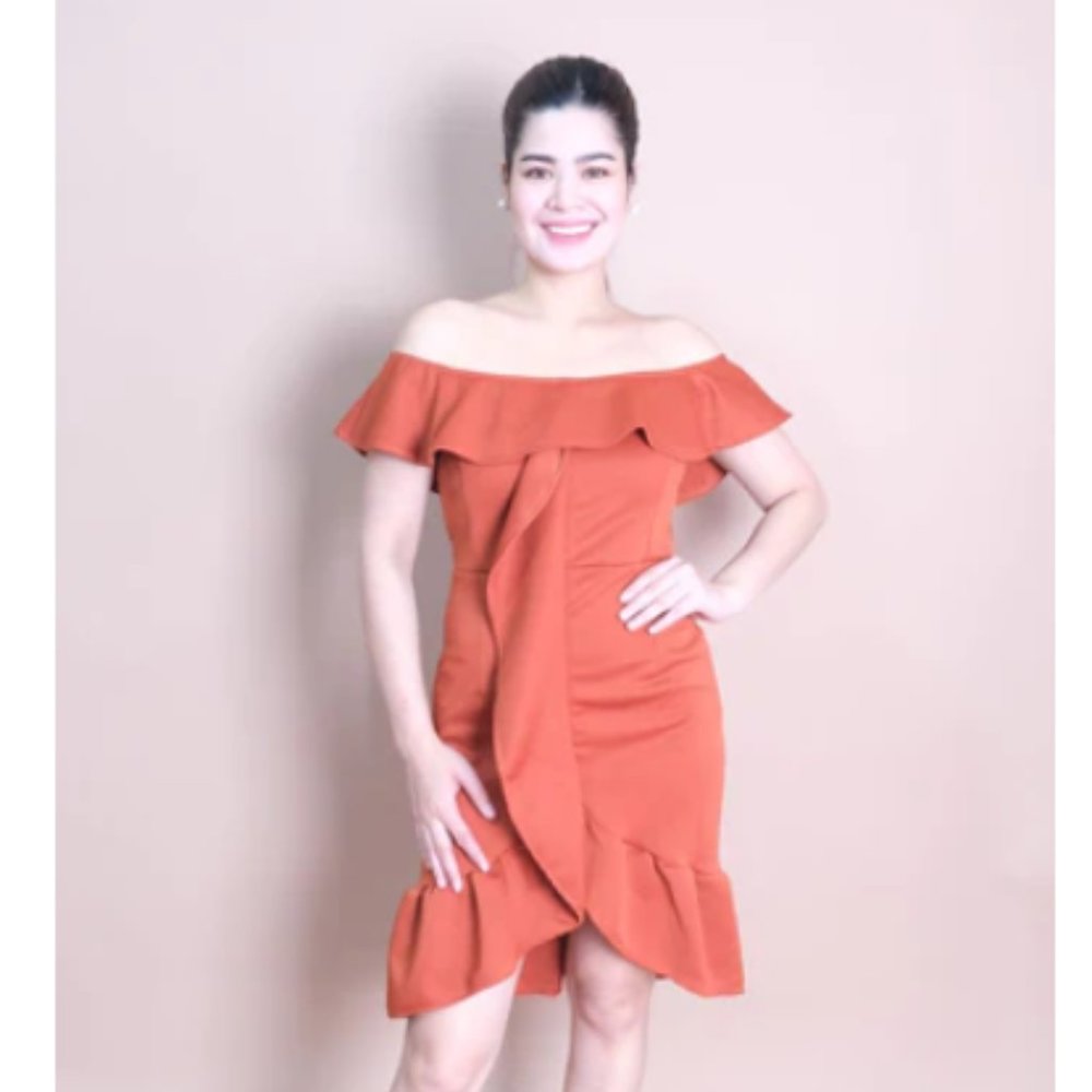 Lorelie Ruffled Off-Shoulder
